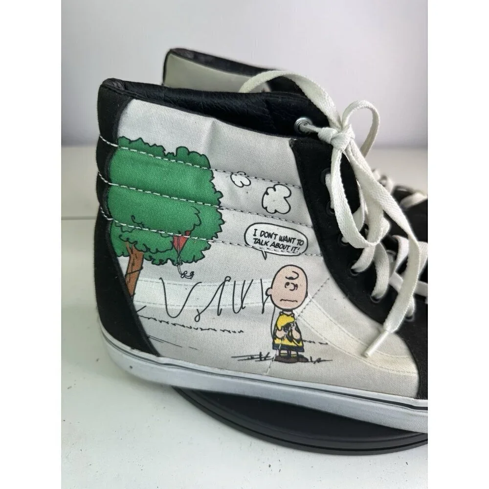 Vans Sk8 Hi x Peanuts 'Charlie Kite' Multi Color Sz 13 Men